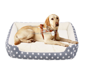 ソリッドパターンメモリ整形外科犬用ベッド家具スタイルペットベッド枕ミディアムから大型犬用 - Product Image 5