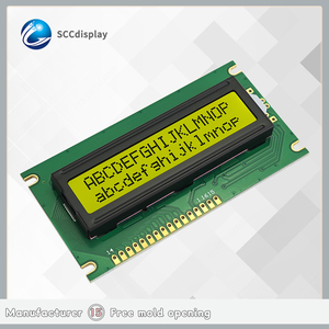 Eccezionale JXD1602C STN giallo positivo COB LCD 1602 di controllo industriale schermo modulo LCM Display a doppia fila carattere - Product Image 4