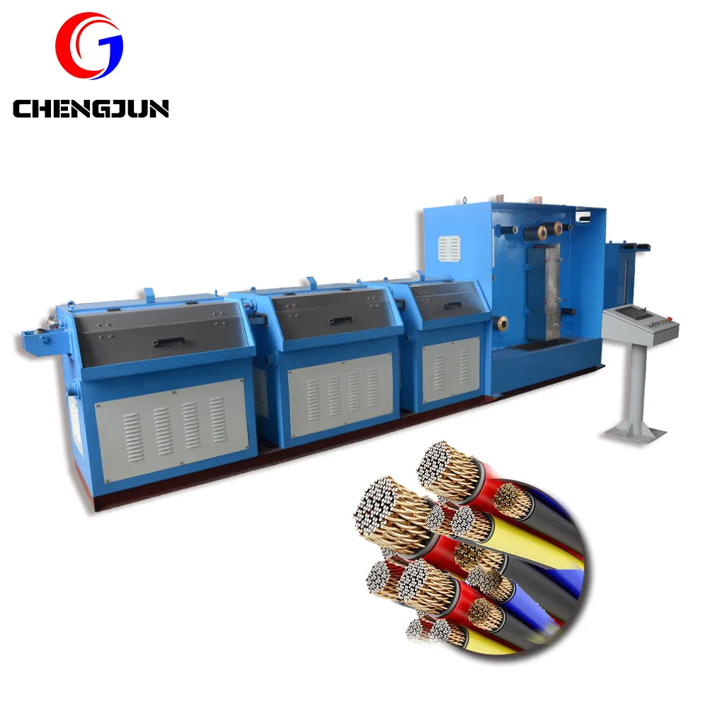 Chengjun-máquina de dibujo de cables de cobre, modelos personalizados, diez máquinas de precisión