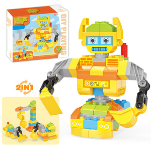 <strong>Robot</strong> <strong>Building</strong> Block Toys Engineering Educational Assembling Learning Kits Intelligent Rechargeable Creative Set for Boys Girls - Product Image 1