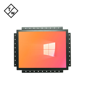 定制型号 14英寸金属外壳 TFT 液晶显示器适用于 Kiosk，触摸屏可选 - Product Image 1