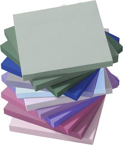 Bloc de notas adhesivas de 3x3 colorido personalizado fácil de enviar papel offset para estudio, trabajo y vida diaria para promociones - Product Image 1