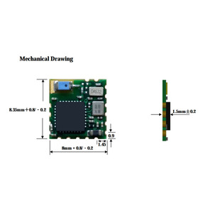 Bajo consumo de energía Bajo costo AT comando Smart Home 2,4 GHz Módulo de diente azul inalámbrico Iot Ti CC2640R2FRSM BLE5.0 Módulo de etiqueta más pequeño - Product Image 2