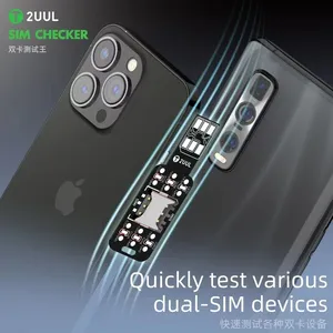 2UUL SM01 Dual SIM Checker strumento di rilevamento rapido del segnale di guasto del circuito per Android & iPhone strumento di riparazione del telefono cellulare - Product Image 5