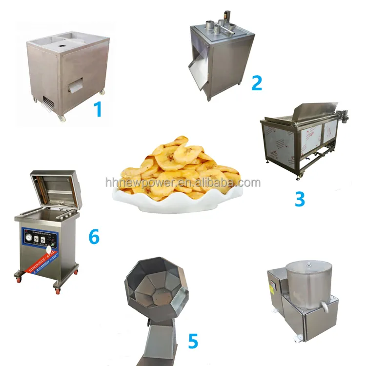 Prix usine ligne de production automatique chips de banane pomme faisant des machines de puces de plantain avec le meilleur prix