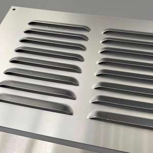 Kunden spezifisches farb festes Aluminium-Louvre-Einweg-Lüftungs teil für HLK-Systeme