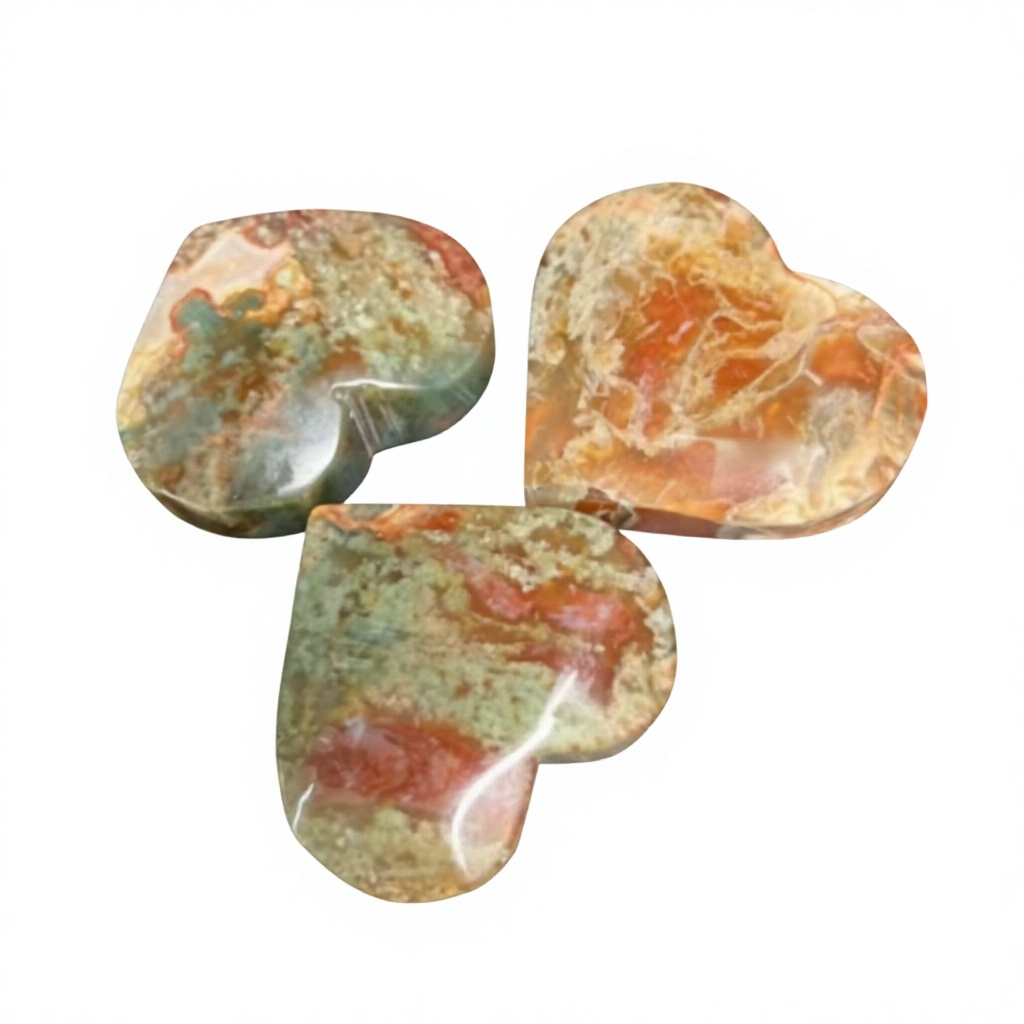 Agate mousse rouge