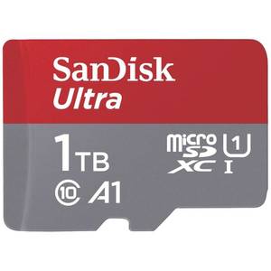 SanDisk microSDXC Ultra 1TB (A1/UHS-I/Cl.10/150 Мбит/с) + адаптер \ microSDXC карта 1TB A1 Ap (940910746779) - Product Image 1