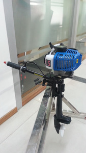 Motor fueraborda de 2HP, motor de barco de 2 tiempos con motor de gasolina de 2 tiempos