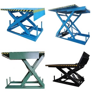 Sollevatore a forbice idraulico a grande carico con grande piattaforma di installazione fissa per attrezzature per la movimentazione dei materiali di fabbrica - Product Image 1