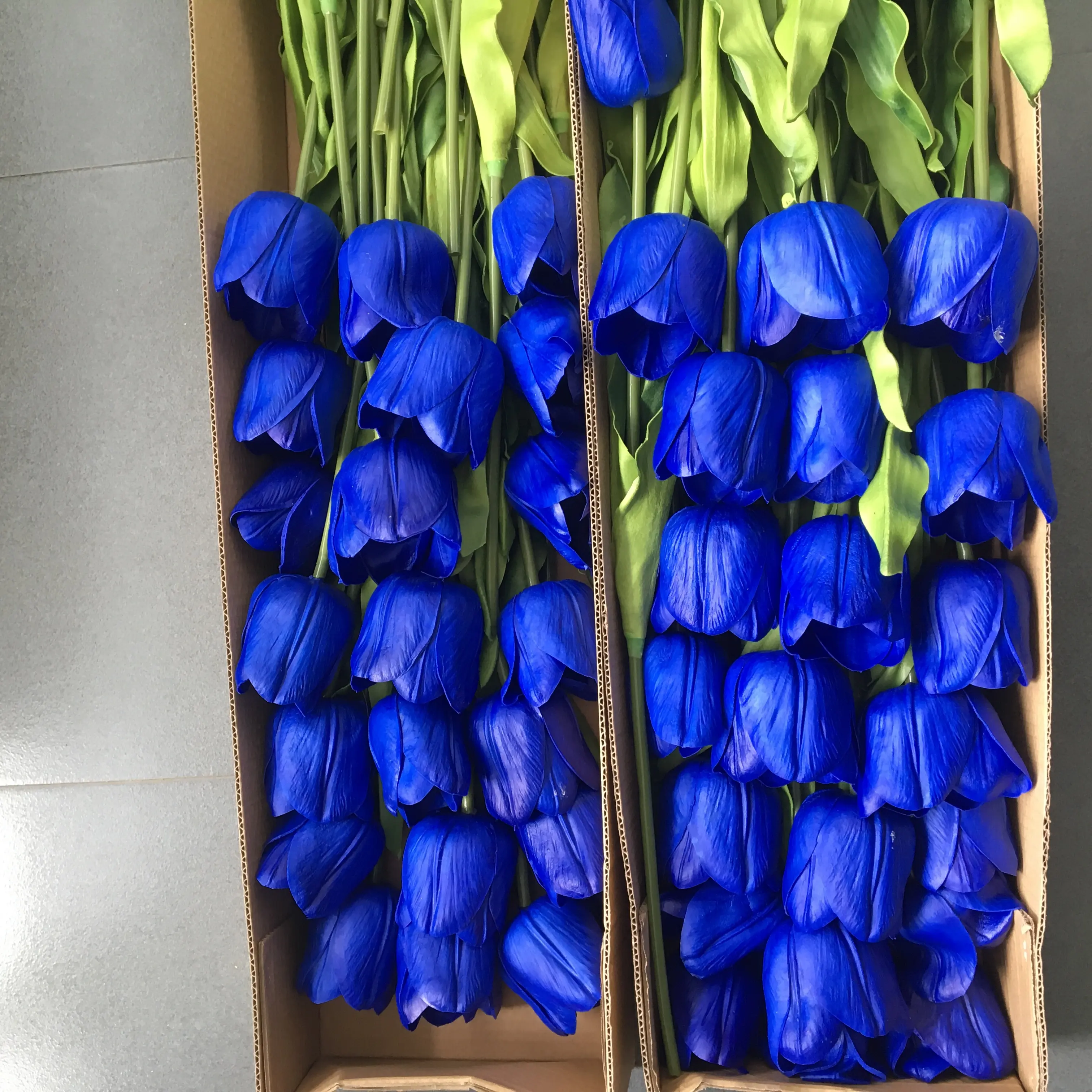 Lâmpadas tulipas artificiais holland, venda quente, lâmpadas de tulipa branca de pu, F-1216