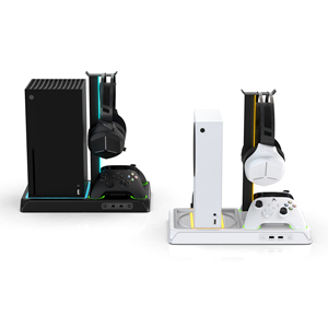 ขาตั้งแนวตั้งระบายความร้อนสำหรับ Xbox Series x/s คอนโซลไฟ LED RGB แถบไฟสีสำหรับคอนโซล PS5บางแผ่นดิสก์ดิจิตอล - Product Image 2