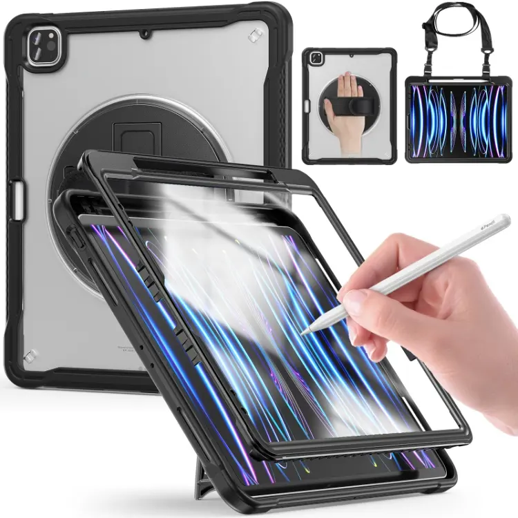 Heavy Duty Rugged Tablet Case For ipad Pro 11 12.9 2021 2022 10.2 10.9 11 inch Case 8th 9th 10th Generation Case Air Mini 4 5 6