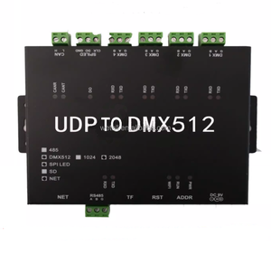 Модуль преобразователя протокола TCP/UDP в DMX512/WS2812 централизованное управление сетью для красочных