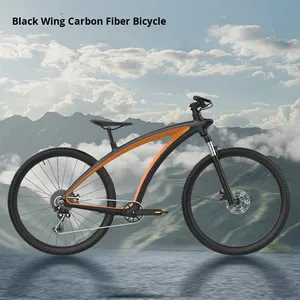 Sợi <span class=keywords><strong>Carbon</strong></span> 12 Tốc Độ Trọng Lượng Nhẹ Xe Đạp Leo Núi Kép Thủy Lực Đĩa Phanh Off-Road Xuống Dốc 28 "Bánh Xe 2.0" Lốp 120Kg Tải - Product Image 3