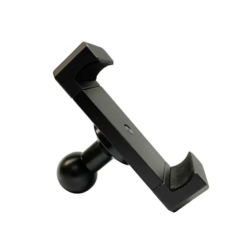 Universal Double Extendable Aluminum Metal Smartphone Clip Holder Cell Phone Mount Ball Joint