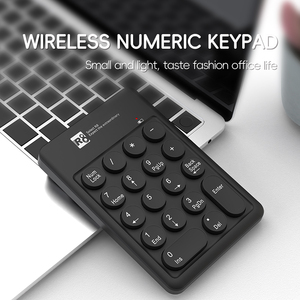 Tastiera numerica per tastiera portatile di moda per ufficio, per la vendita a caldo, Mini 2.4G BT Wireless 18