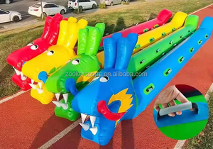 Saltare rimbalzante falegname gonfiabile tubo da passeggio gioco di attività di costruzione di squadra gioco