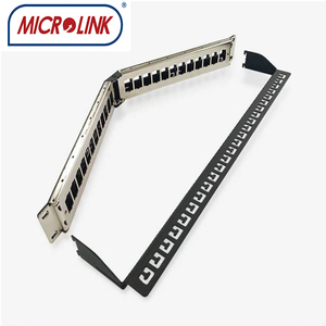 24 Port Foldable CAT6 <strong>Patch</strong> <strong>Panel</strong> UTP STP CAT6 CAT6A RJ45 Modular Blank Angled Network <strong>Patch</strong> <strong>Panel</strong> - Product Image 2