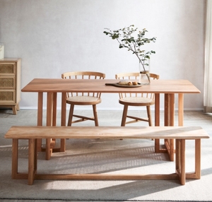 优质北欧实木餐桌天然彩色茶几批发餐厨餐桌 - Product Image 4