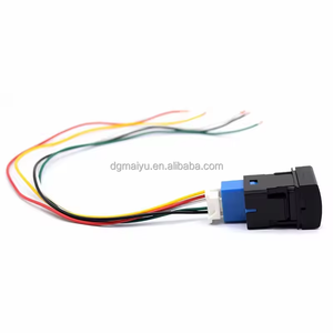 Quảng trường 22x22mm DC 12V 3A Xe Dẫn thanh ánh sáng Dash đẩy nút chuyển đổi cho TOYOTA 150 loạt gdj150r Landcruiser Prado - Product Image 5