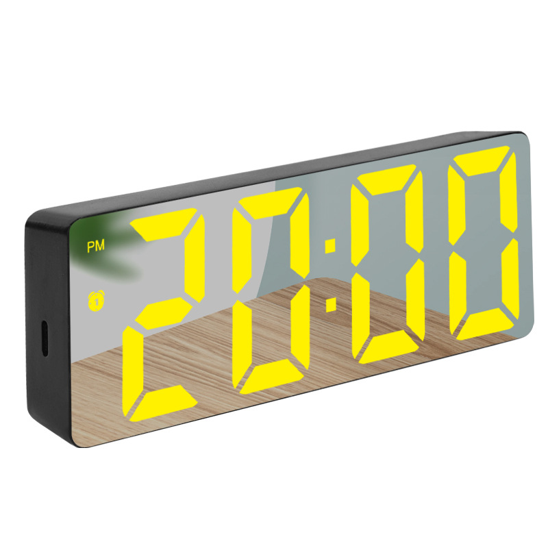 LC001 Black casing with mirrored yellow LED light