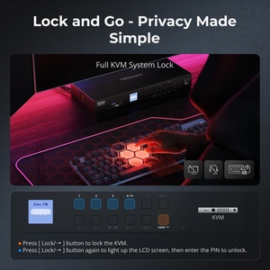 带HDMI显示端口的TESmart 4x2混合KVM交换机支持MST DP Alt模式矩阵切换器 - Product Image 4