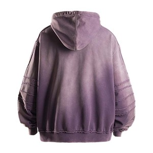 Áo hoodie có khóa kéo, chất liệu cotton Pháp 100%, dày 450-500 gsm, kiểu dáng streetwear, may xước, thiết kế riêng của <span class=keywords><strong>Finch</strong></span> Garment Manufacturers. - Product Image 5