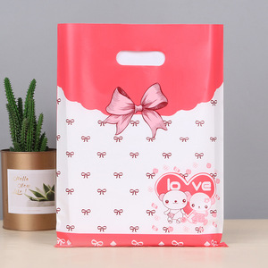 Department Store Retailer Store Custom Brand Printed Pink PE Ldpe Shopping Plastic <strong>Bag</strong>