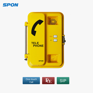 Caja de llamada de emergencia Teléfono de minería Intercomunicador industrial Teléfono DE EMERGENCIA Marina Minería de alta vía Teléfono impermeable con cámara - Product Image 2