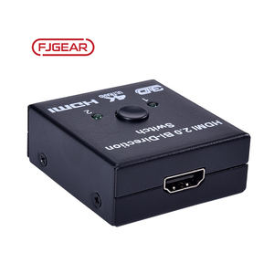 Interruptor de vídeo Fjgear 2 puertos HDMI 4K HD 2 entradas 1 salida o 1 en 2 salidas con carcasa de hierro - Product Image 2