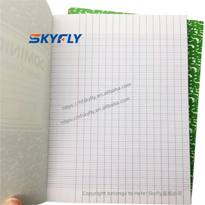 A5 Schulheft Recycling papier Schüler bücher Notizbücher Hochwertige kunden spezifische Übungs hefte - Product Image 3