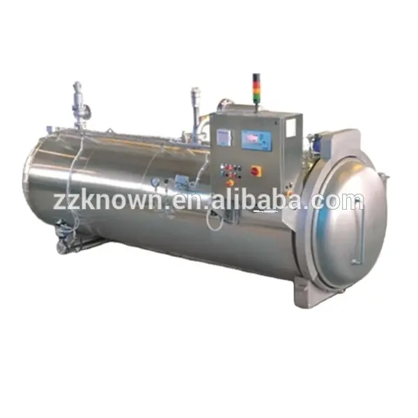 2022 Small scale food sterilizer for glass jar food retort for sale autoclave for glass bottle