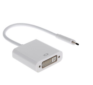 批量销售高质量原始设备制造商新的USB 3.1类型C到DVI适配器，带白色支持类型c设备 - Product Image 3