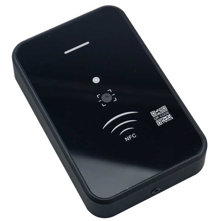 WeChat Mini Program QR code & RFID 13.56MHz WG format ausgang Card reader für tür access control system