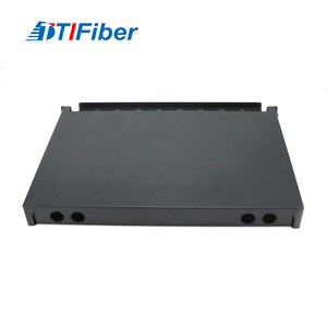 96-Core 1U pannello Patch in fibra ottica in bianco e nero ad alta densità di metallo ODF con connettività LC SM MM per reti FTTH