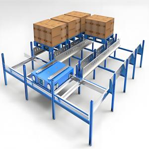 Industrial Selective Pallet Shuttle Racking with Steel Sheet Metal <strong>Shelves</strong> for Mixed Small-Part Pallet Storage in Warehouses - Product Image 1