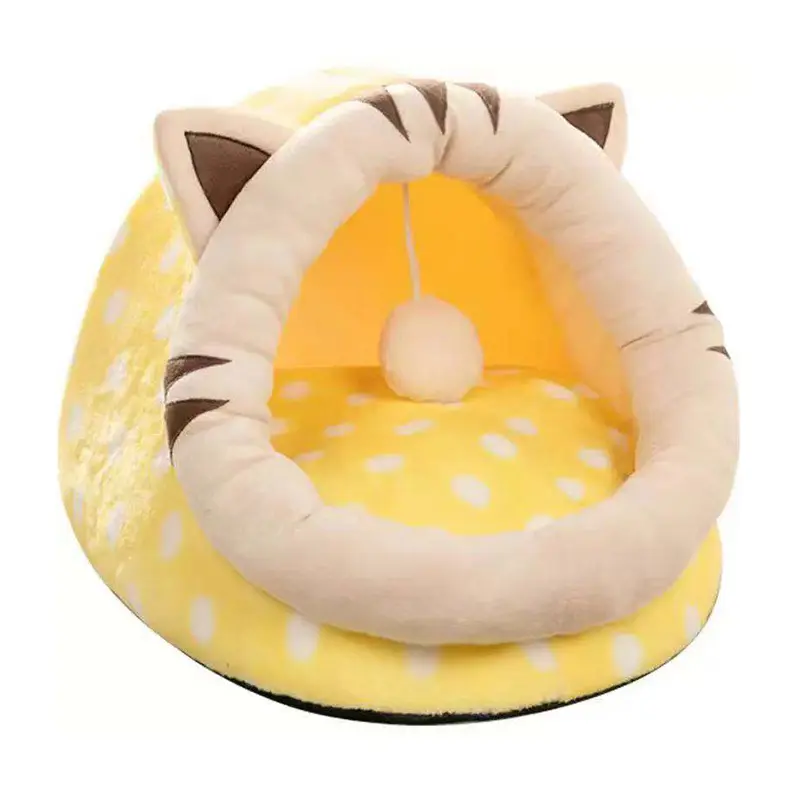사계 쓰레기 동물 형태 애완동물 고양이 개 하우스 애완동물 침대에 적합한 도매