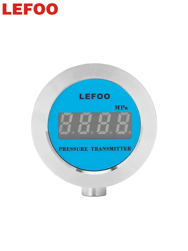 LEFOO เครื่องส่งสัญญาณความดันดิจิทัล,ตัวส่งสัญญาณเตือนหน้าจอเกจวัดความดันสำหรับการดับเพลิงปี RS485