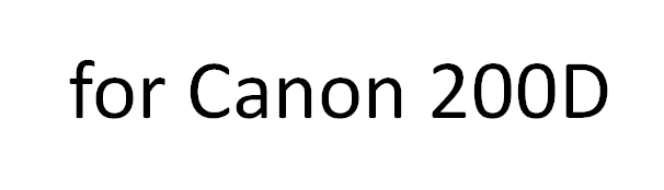 Pour Canon 200D