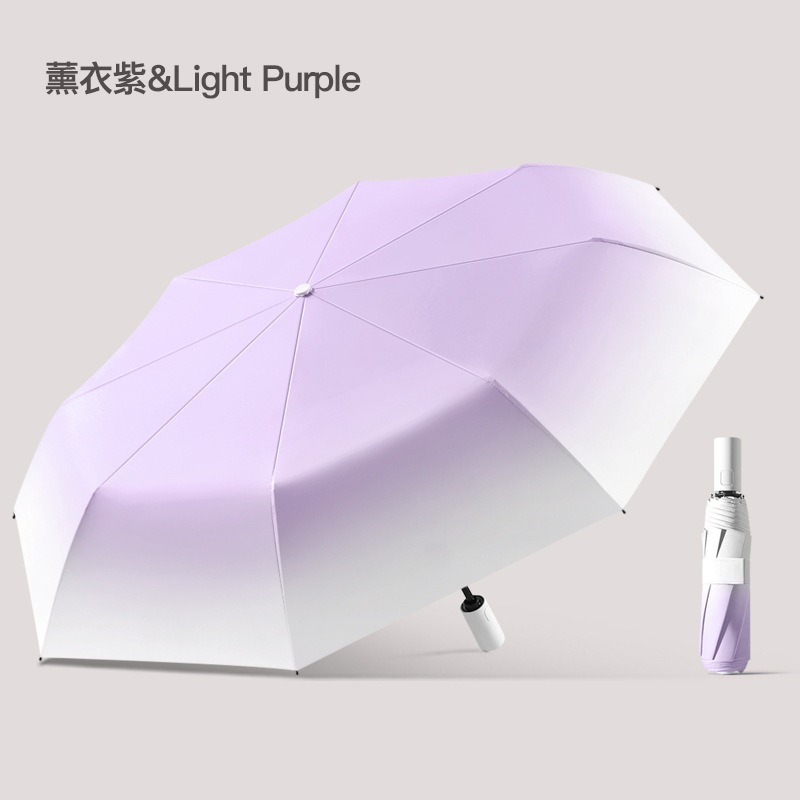 Gradient smoked clothes purple-automatic 16 bone