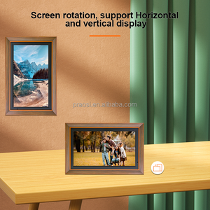 Pros Customize Wooden Digital Frame 21,<strong>5</strong>&quot; 22&quot; <strong>LCD</strong> IPS <strong>Display</strong> Wall Mount Loop Video Digital Photo Frame <strong>With</strong> <strong>Motion</strong> <strong>Sensor</strong> - Product Image 6