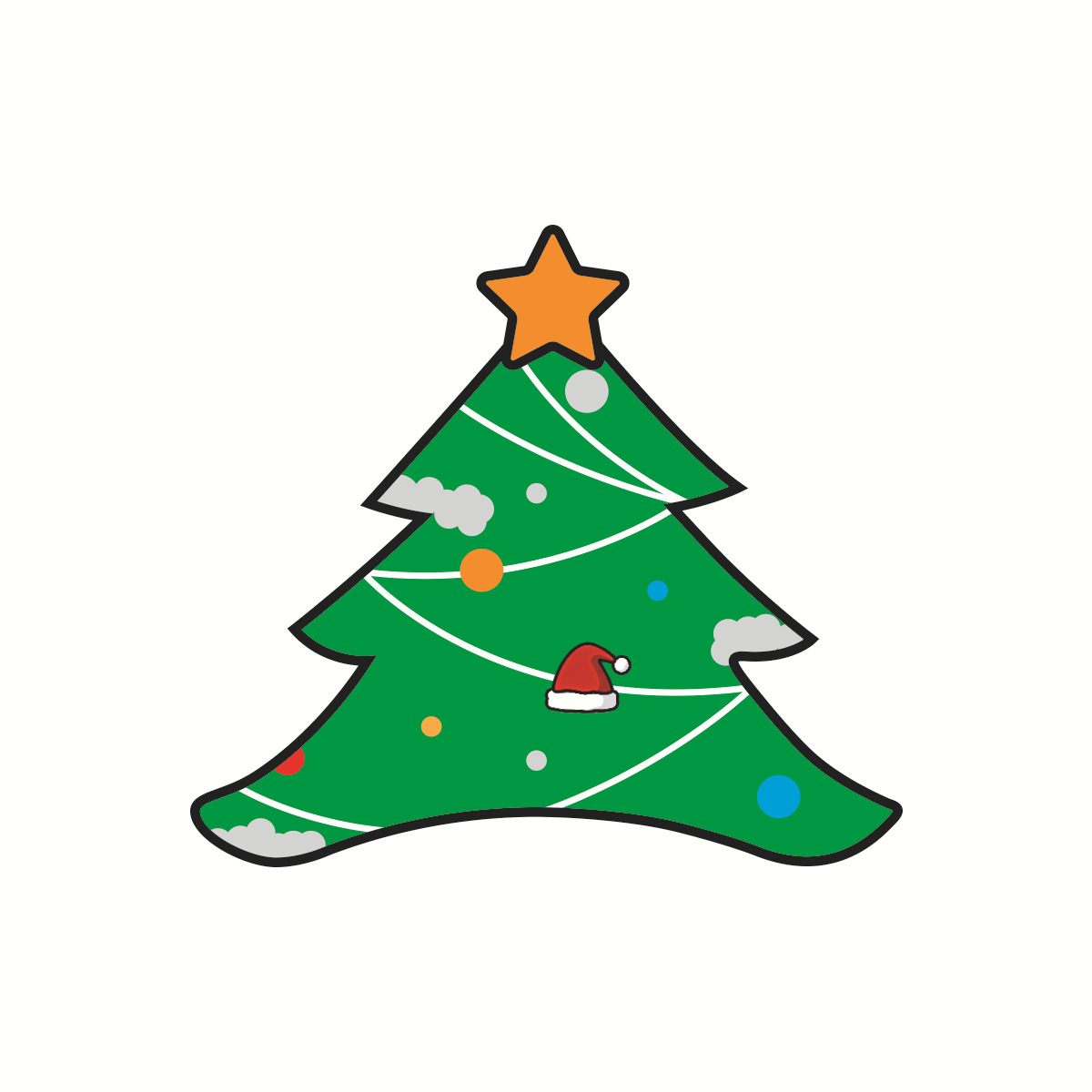 Sapin de Noël style 3
