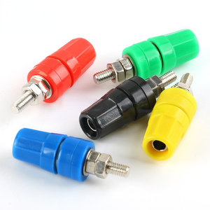 4mm 20A Banana <strong>Socket</strong> M4*36 Pure Copper <strong>Terminal</strong> <strong>Terminal</strong> <strong>Block</strong> Banana <strong>Plug</strong> Black Red Yellow Blue Green - Product Image 1