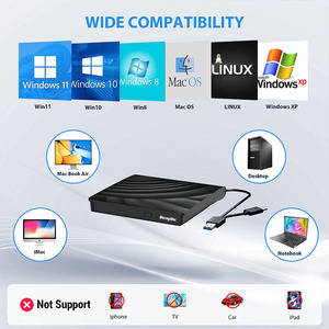 USB 3.0 Type-Cไดรฟ์BlurayภายนอกBD-R BD-ROM CD/DVD RW Burner 3Dเครื่องเล่นBlu Rayนักเขียนเครื่องบันทึกสําหรับแล็ปท็อปพีซีไดรฟ์แสง - Product Image 3