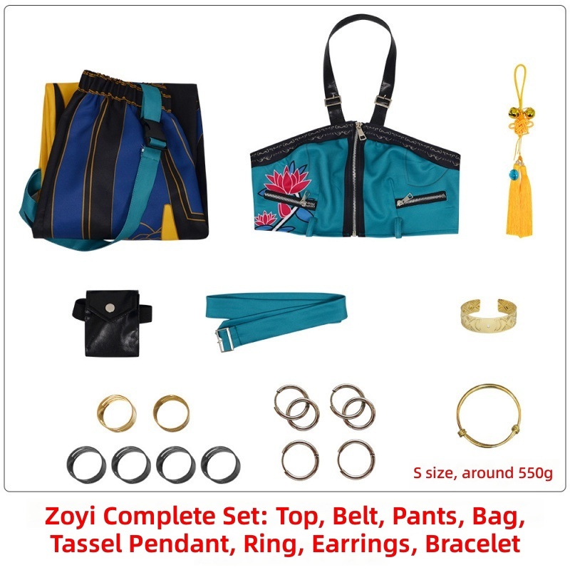 Conjunto completo de Zoe azul