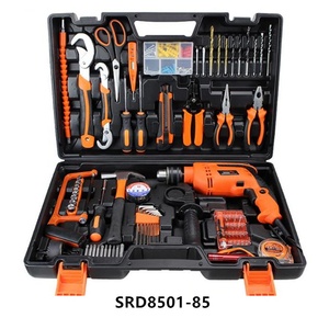 119件热手工具套装家用工具箱套装多功能工具包套装带塑料工具箱便宜SR077-3 - Product Image 6