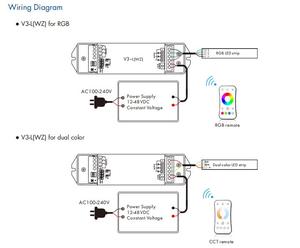 Controlador LED de 3 canales igbee 3,0, 3 en 1 regulador de intensidad, convertidor de empuje DIM - Product Image 2