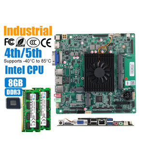組み込みIoTゲートウェイセンサーデータ処理エッジコンピューティングLVDS/EDP RS-232/RS485 DDR3 Intel Core第4世代ITXマザーボード - Product Image 1