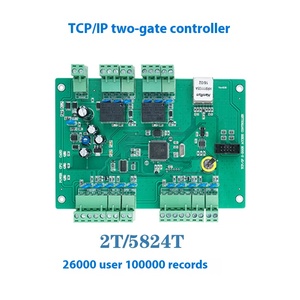Pannello di controllo di accesso alla rete professionale 2 porte Wiegand 26Bit 34Bit 66Bit TCP IP con Software